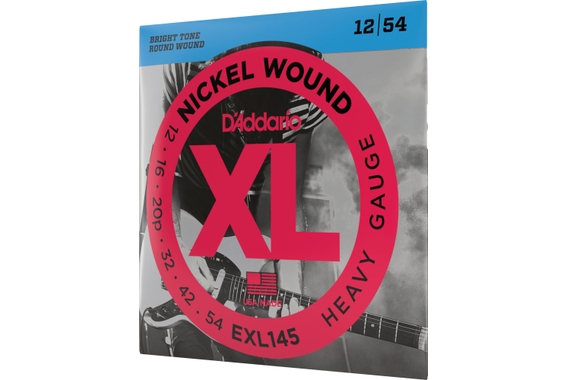 D'Addario EXL145 Heavy Plain 3rd 3x Set image 3