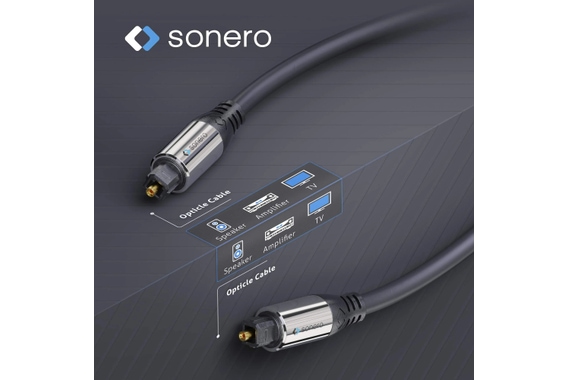Sonero optisch S/PDIF Toslink-kabel 1,50 m image 3