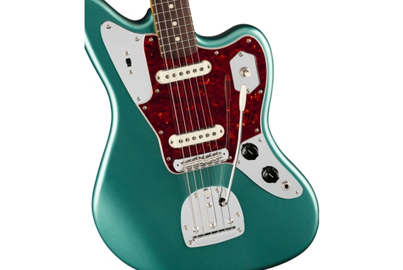 Fender American Professional Classic Jaguar Faded Sherwood Green Metallic image 3