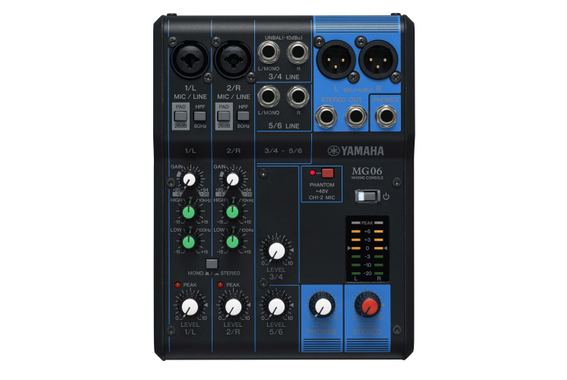 Yamaha MG06 Mengpaneel Set met Koptelefoon image 3