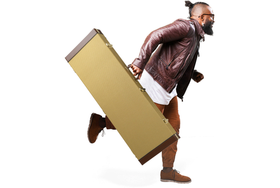 Shaman EBHCRT-2122TW Hardcase E-Bass Tweed image 3