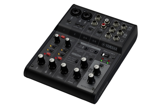 Yamaha AG06 MK2 Interfaccia Audio USB Nera image 3