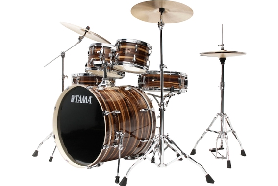 Tama IP62H6W-CTW Imperialstar Drumkit Coffee Teak Wrap image 3