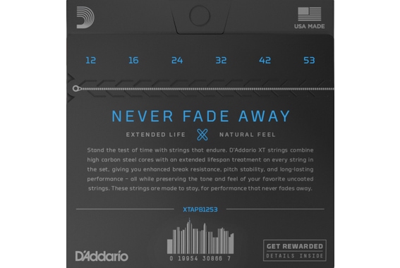 D'Addario XTAPB1253 XT Light 3x Set image 3