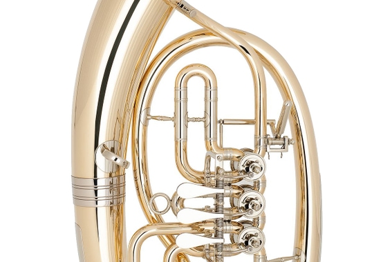 Miraphone Bb-Tenorhorn 47WL Loimayr Laiton Doré avec Trigger de Coulisse image 3