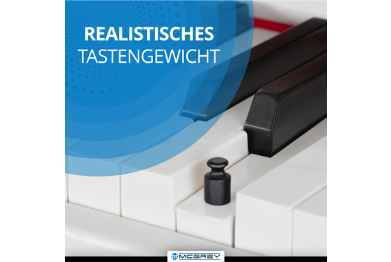 McGrey DP-19 WM E-Piano Weiß matt image 3