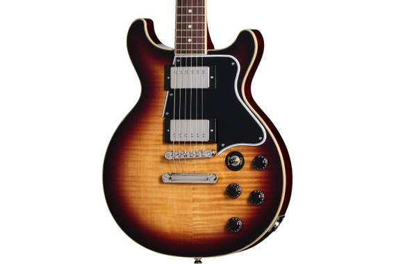 Epiphone Les Paul Special Double Cut Figured Bourbon Burst image 3
