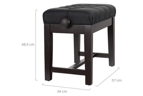 Classic Cantabile Pianobank Model X Rozenhout Mat image 3