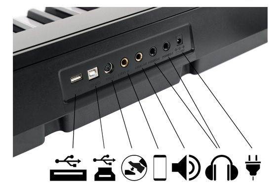 McGrey DK-88 Clavier Débutant Au Look Stagepiano image 3