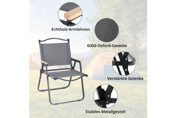 Stagecaptain CSH-67 Set Di 4 Sedie Pieghevoli Da Campeggio image 3