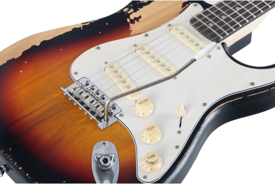 Rocktile Vintage Guitare Électrique Sunburst Set Pour Frimer image 3
