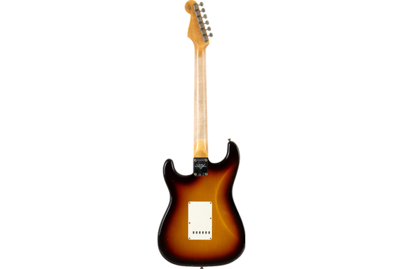 Fender Custom Shop 1959 Stratocaster Journeyman Super Faded Aged Chocolate 3-Color-Sunburst image 3