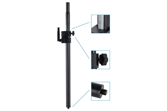 Pronomic Distanzstange/Distanzrohr M20 mit Kurbel 2x Set image 3