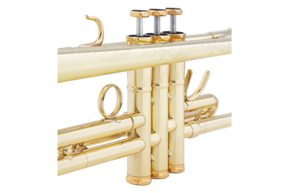 Lechgold TR-18L Bb-trompet gelakt image 3