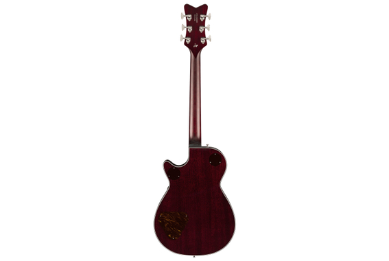 Gretsch G6134TFM-NH Nigel Hendroff Signature Penguin Dark Cherry Metallic Flame image 3