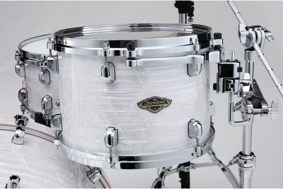 Tama WBR34CZS-WP Starclassic Walnut/Birch Duracover Wrap White Pearl + Snare Drum image 3