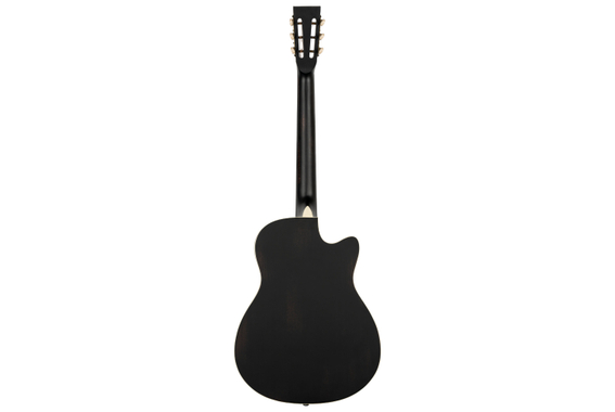 Ortega RRG40CE-DBK-L Resonatorgitarre Distressed Black  - Retoure (Zustand: sehr gut) image 3