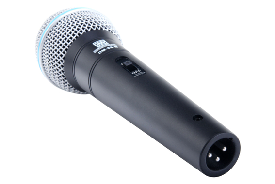 Pronomic DM-58-B Vocal Mikrofon mit Schalter 5er SET inkl. 5x 5m XLR Kabel image 3