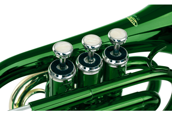 Classic Cantabile Brass TT-400 Bb-Taschentrompete grün  - Retoure (Zustand: sehr gut) image 3