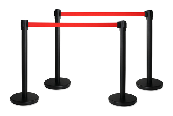 Stagecaptain PLS-200B Absperrständer Personenleitsystem schwarz 4x-SET  - Retoure (Verpackungsschaden) image 3