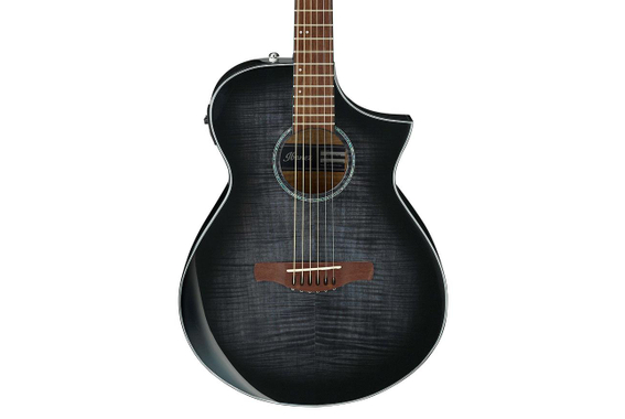 Ibanez AEWC400-TKS Transparent Black Sunburst image 3