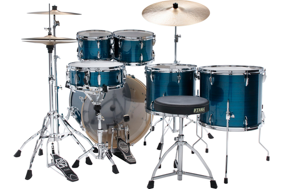 Tama IP62H6W-HLB Imperialstar Drumkit Hairline Blue Set incl. Gigbags image 3