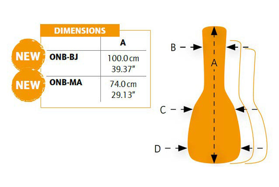 Ortega Gigbag Mandolino Nero image 3