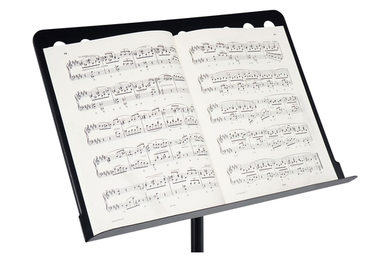 Classic Cantabile Orchesterpult Lochblech Heavy Schwarz  - Retoure (Zustand: sehr gut) image 3