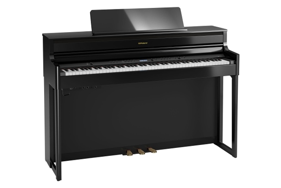 Roland HP704-PE Digitalpiano Set Zwart Hoogglans Set image 3