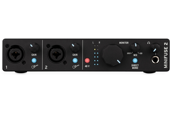 Arturia MiniFuse 2 Interface noir Set Podcast image 3