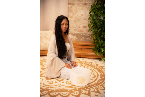 Meinl Sonic Energy SOLCSB10-852 Solfeggio Kristallen Klankschaal 10" G#4/La/852 Hz image 3