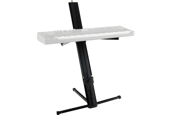Classic Cantabile KS-100 Double Keyboard Stand Black image 3