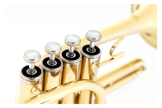 Classic Cantabile Brass PT-196 Bb-Piccolotrompet Set image 3