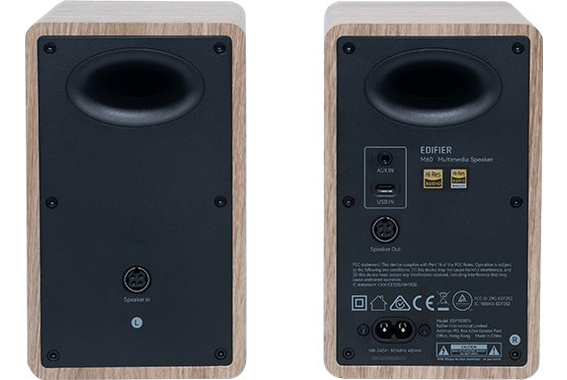 Edifier M60 Altoparlanti Desktop Classic Oak image 3
