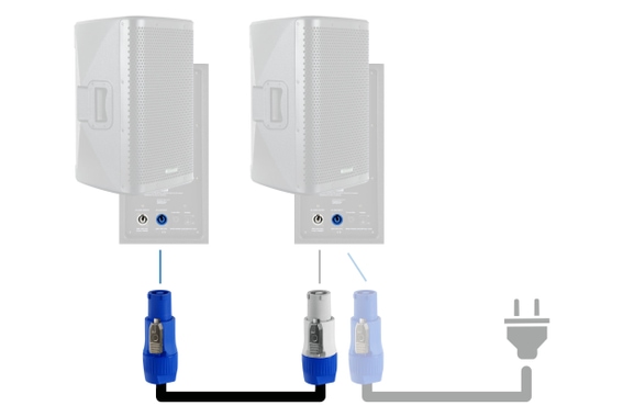 Pronomic Power Twist 10 Câble d'Alimentation 10m 2x Set image 3