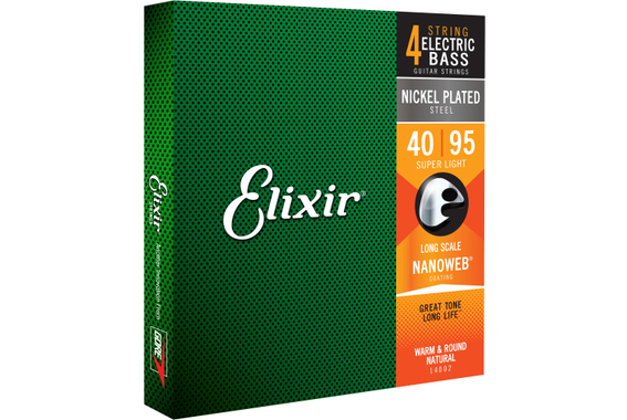 Elixir 14002 Basso Elettrico Nanoweb Long Scale Super Light image 3