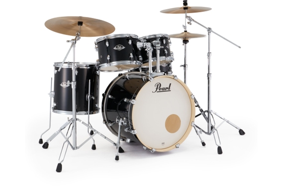 Pearl Export EXX705NBR/C31 Drumkit Jet Black Set Met Tassen image 3
