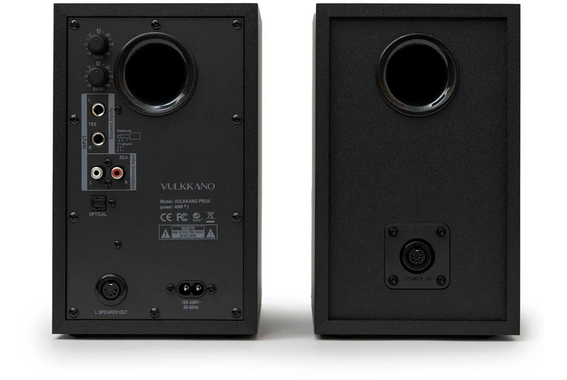 Vulkkano Pro4 Moniteurs De Studio Noir Ensemble ISO image 3