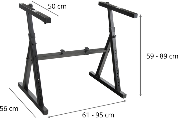 Classic Cantabile KSD-400Pro MK II Keyboardstand Plus Set image 3