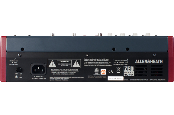Allen & Heath ZED60-10FX image 3