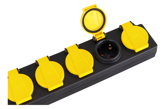 Stagecaptain OPSS-6 YE Multiprise Extérieure 6 Prises Avec Interrupteur IP44 Lot De 10 image 3