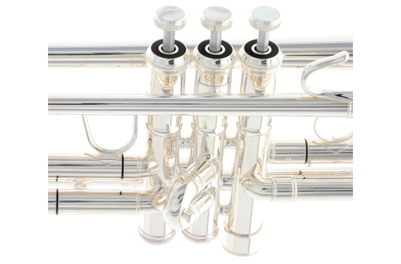 B&S Personality PMH Martin Hutter Bb Trumpet Silver-Plated image 3