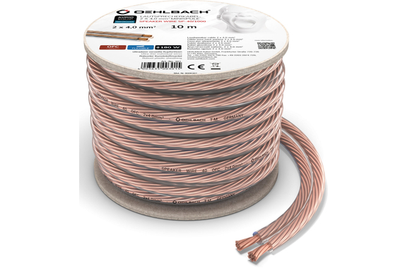 Cable de Altavoz Oehlbach SP-40 10m Transparente image 3