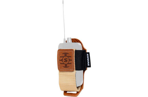 Shure SH-BODYPACK-PTN-L Custodia Per Trasmettitore Wireless Marrone Chiaro image 3