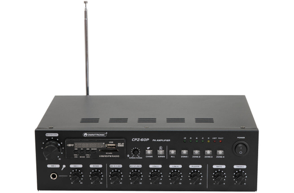 Omnitronic CPZ-60P PA Mixer-Amplifier image 3