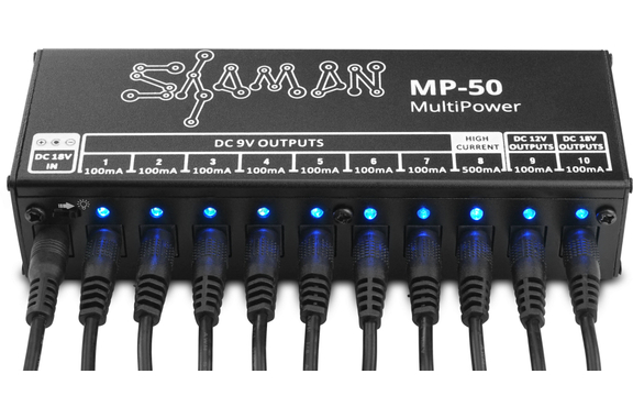 Alimentatore Isolato Shaman MP-50 MultiPower per Pedali Effetto image 3