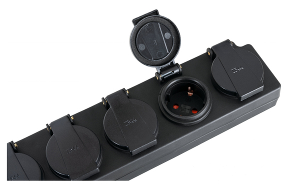 Stagecaptain PSO-6 BK Multiprise Extérieure 6 Prises IP44 Lot de 5 image 3