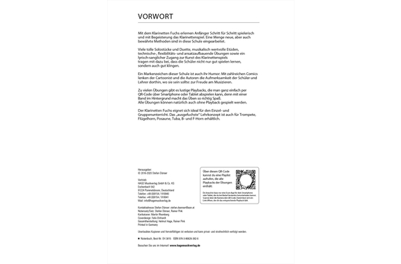 Clarinette Renard Volume 1 image 3