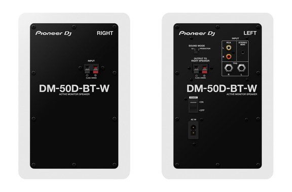 Pioneer DJ DM-50D-BT Monitor de Estudio 5" Par Blanco image 3