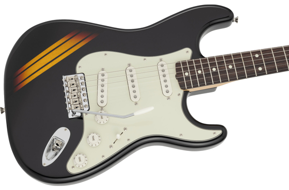 Fender Made in Japan Traditional 2025 Collection '60s Stratocaster Competition Black / 3-Color Sunburst image 3